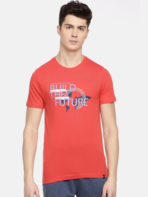 

Dollar Bigboss Men Red Printed Lounge T-Shirt