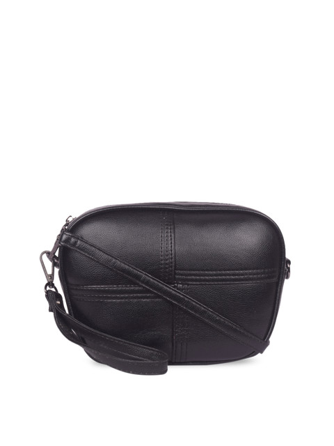 

Bagkok Black Solid Sling Bag