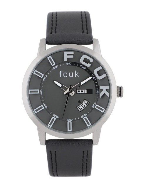 

FCUK Men Grey Analogue Watch