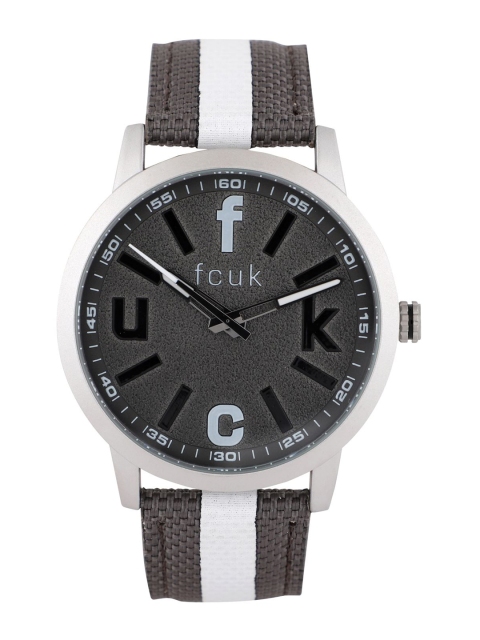 

FCUK Men Grey Analogue Watch