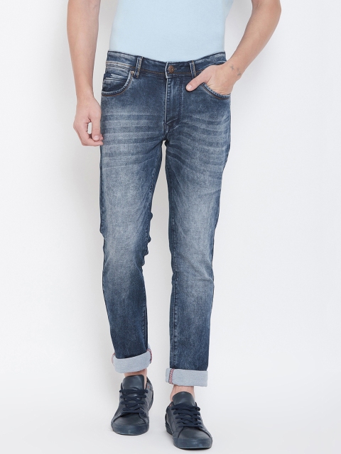 

Duke Men Blue Regular Fit Mid-Rise Clean Look Jeans