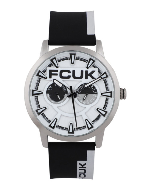 

FCUK Men White Analogue Watch