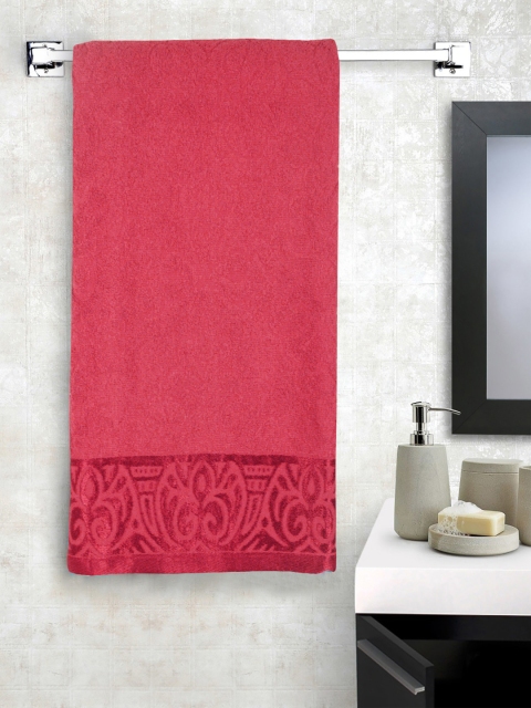

BIANCA Red Solid 450 GSM Bath Towel