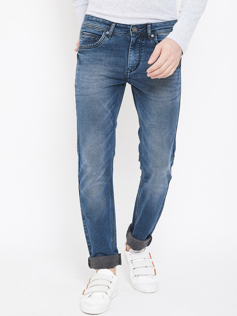 

Duke Men Blue Regular Fit Mid-Rise Clean Look Jeans