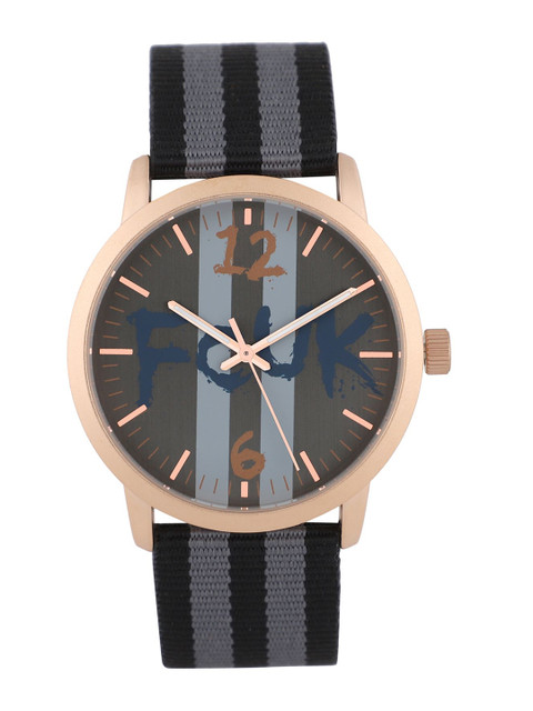 

FCUK Men Grey & Blue Analogue Watch FK0001A