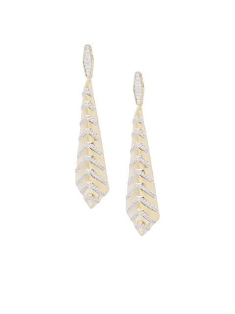 

shaze Gold-Toned Geometric Studs