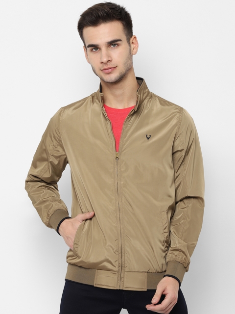 

Allen Solly Men Brown Solid Bomber