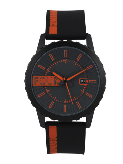 

FCUK Men Black & Red Analogue Watch FK0009D