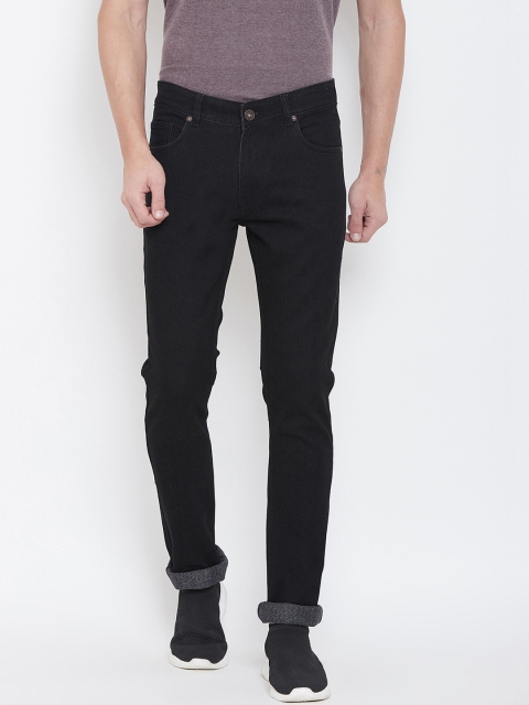 

Duke Men Black Regular Fit Mid-Rise Clean Look Jeans