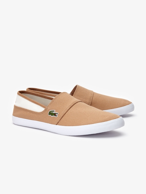 

Lacoste Men Beige Marice Canvas Slip-On Sneakers