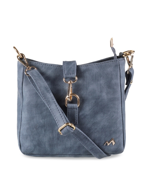 

Metro Blue Solid Sling Bag