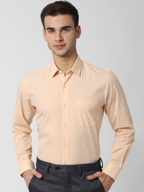 

Peter England Men Orange Slim Fit Solid Formal Shirt
