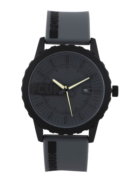 

FCUK Men Grey Analogue Watch