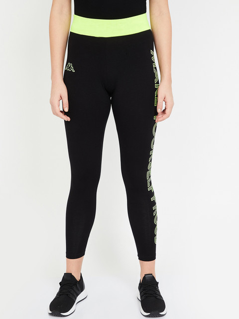 

Kappa Women Black Solid Tights