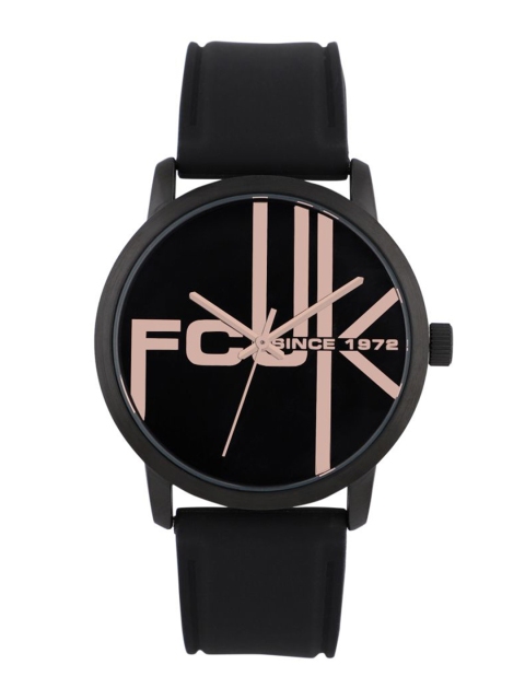 

FCUK Men Black Analogue Watch FK0002E