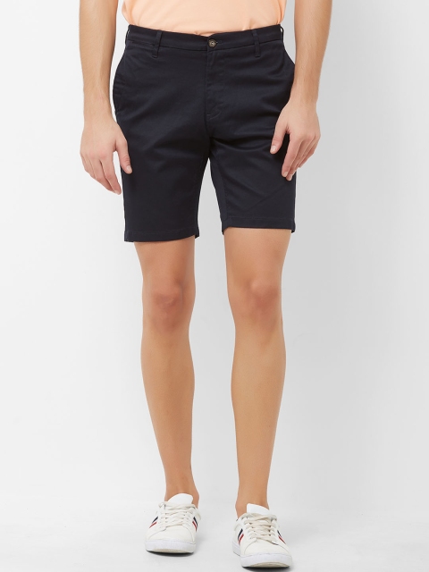 

Killer Men Navy Blue Solid Regular Fit Regular Shorts