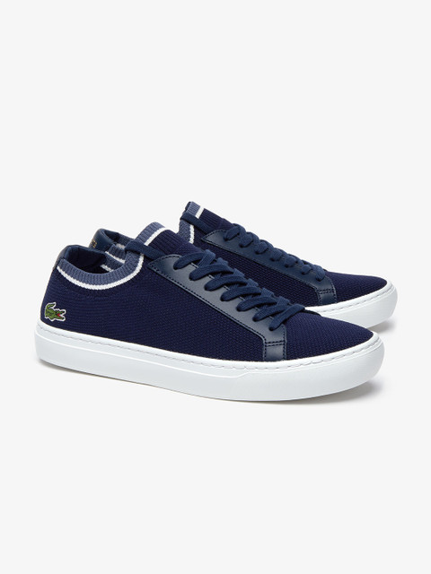 

Lacoste Men Navy Blue La Pique Textile Trainers