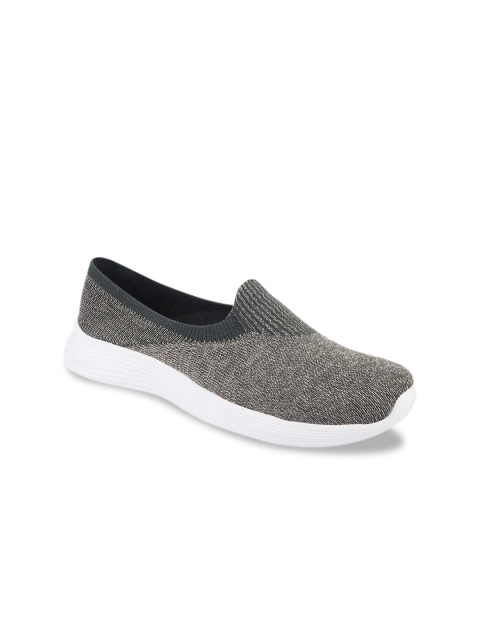 

Action Women Grey Self-Design Slip-On Running Shoes