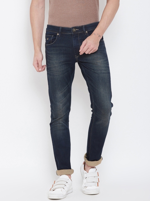 

Duke Men Blue Regular Fit Mid-Rise Clean Look Jeans