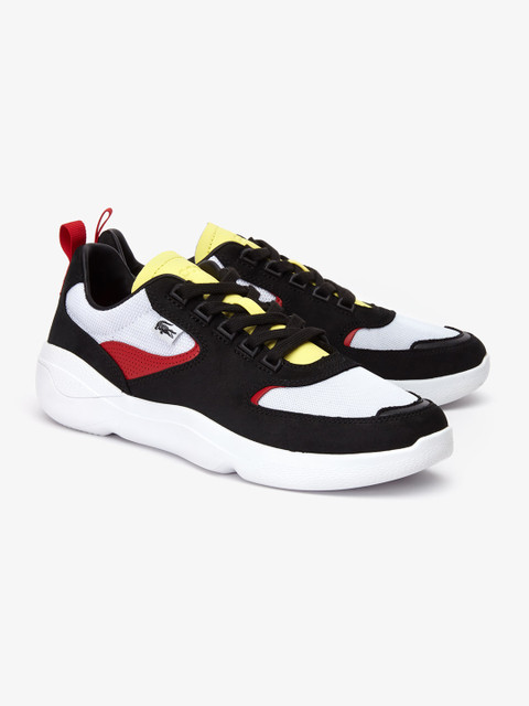 

Lacoste Men Black Wildcard Leather and Textile Trainers