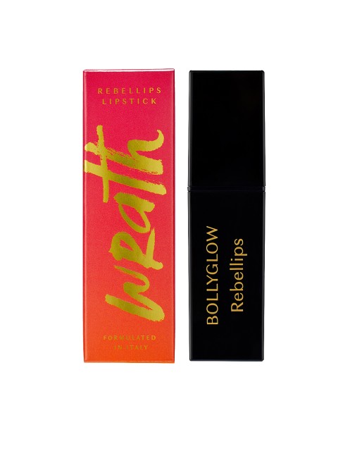 

BOLLYGLOW Rebel Lips Wrath Lipstick, 3 g, Maroon