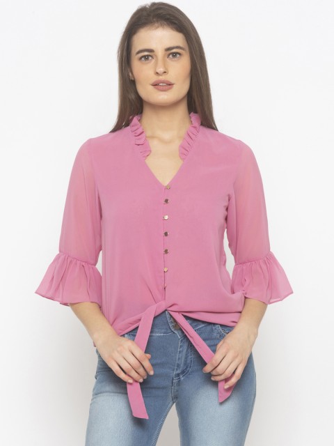 

Iti Women Pink Solid Top