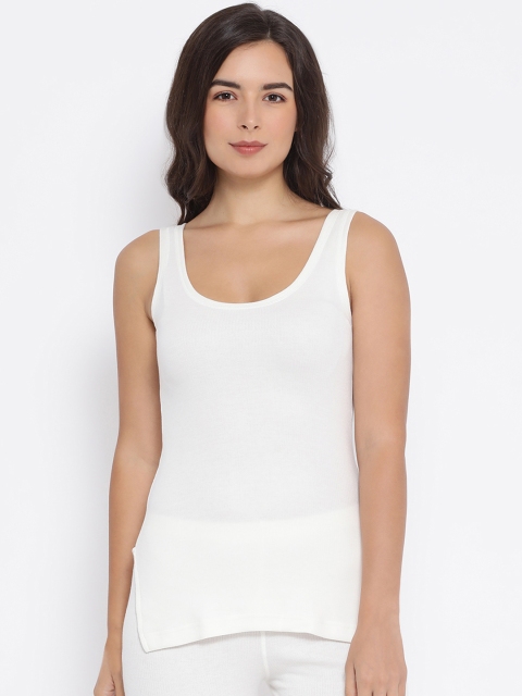 

Macrowoman W-Series Women Off-White Striped Thermal Top