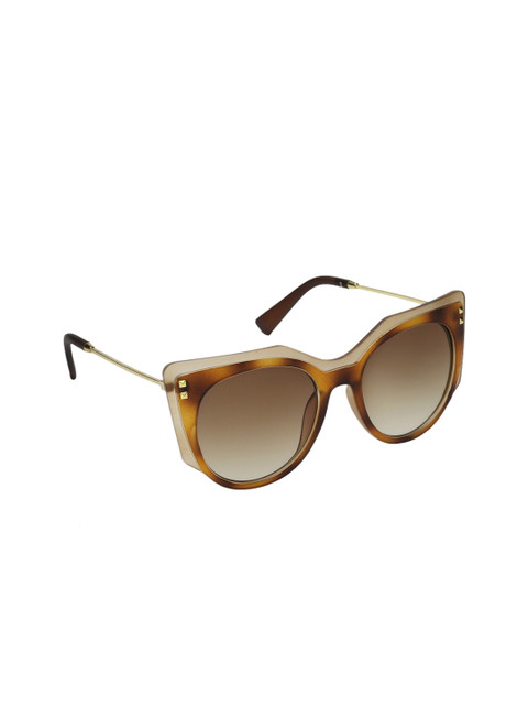 

Get Glamr Women Cateye Sunglasses SG-LT-CH-191-32, Brown