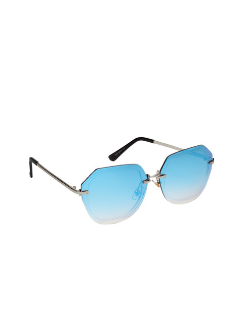 

Get Glamr Women Oversized UV Protected Sunglasses, Blue
