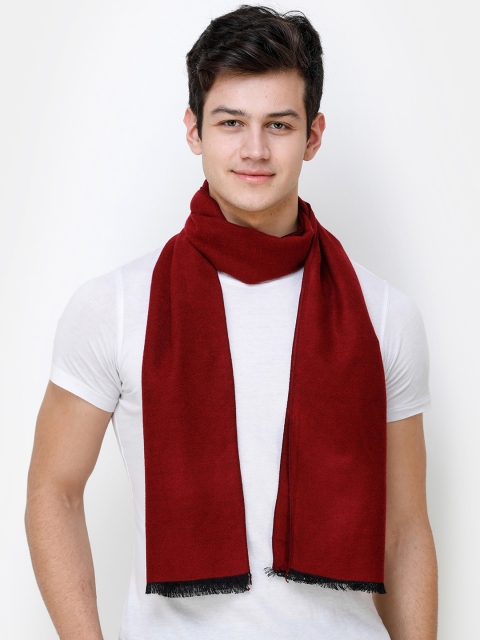 

Alvaro Castagnino Men Red Solid Muffler