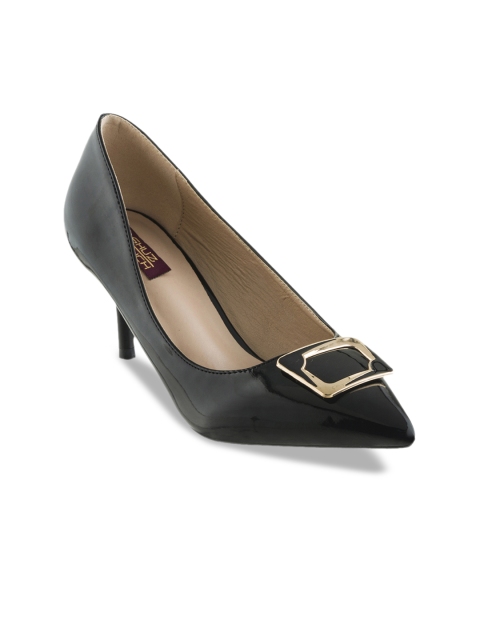 

SHUZ TOUCH Women Black Solid Pumps