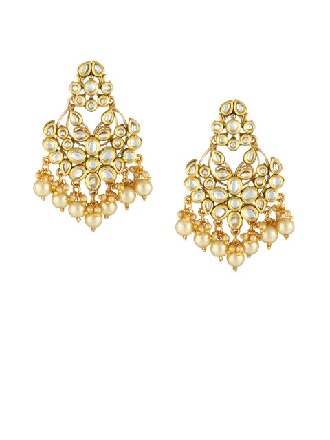 

Adwitiya Gold-Plated Classic Drop Earrings