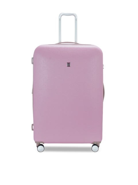 

IT luggage Pink Solid Optative Hard-Sided Expandable Large Trolley Suitcase