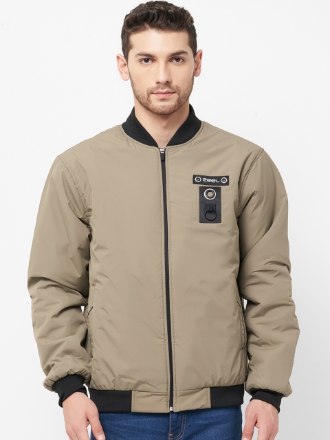 

Zeel Men Beige Solid Lightweight Puffer Jacket