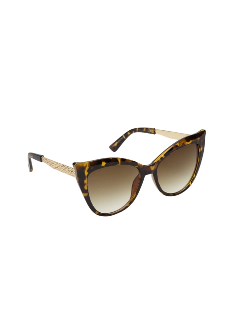 

Get Glamr Women Cateye UV Protected Sunglasses, Brown