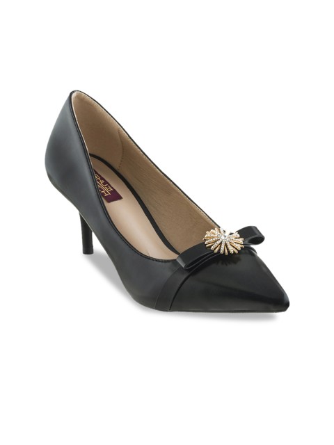 

SHUZ TOUCH Women Black Solid Stilettos