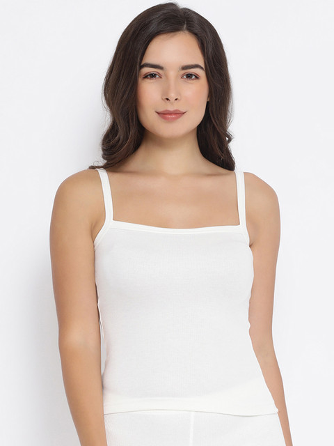 

Macrowoman W-Series Women Off-White Striped Thermal Top