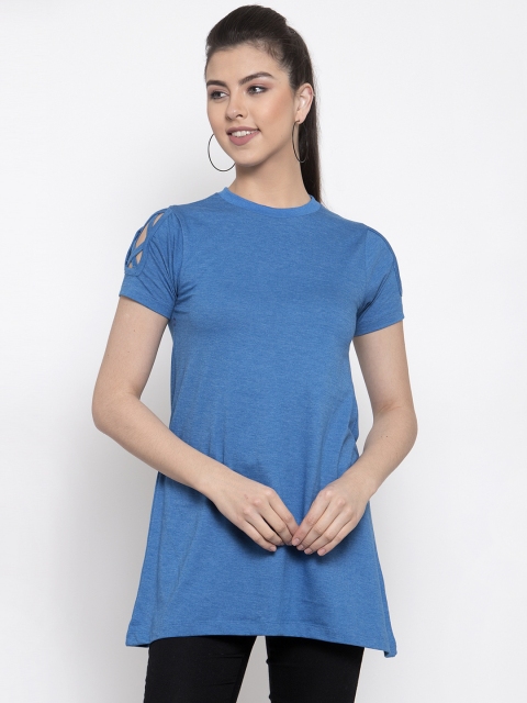 

Kalt Women Blue Solid Tunics