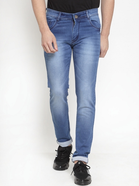 

Rodamo Men Blue Slim Fit Mid-Rise Clean Look Stretchable Jeans