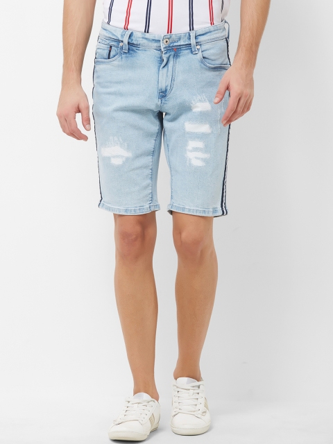 

Killer Men Blue Washed Regular Fit Denim Shorts