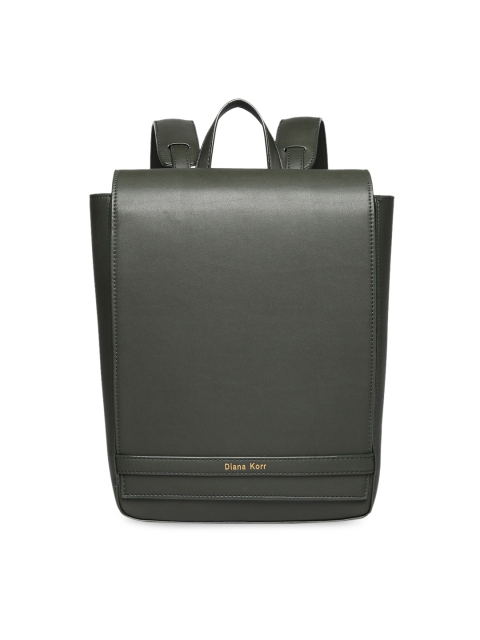 

Diana Korr Women Green Solid Backpack