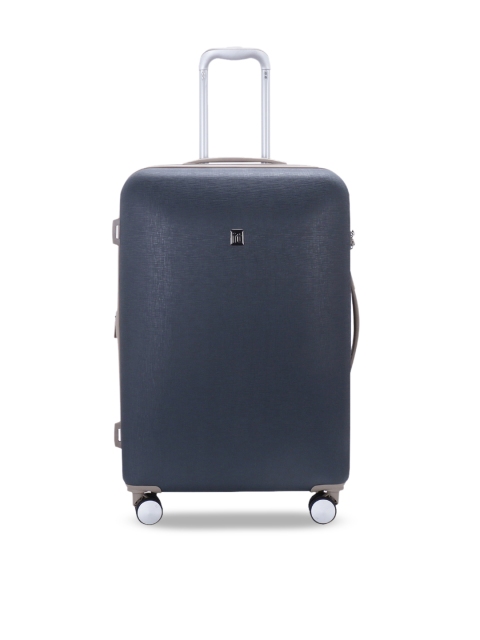 

IT luggage Grey Solid Optative Hard-Sided Expandable Medium Trolley Suitcase