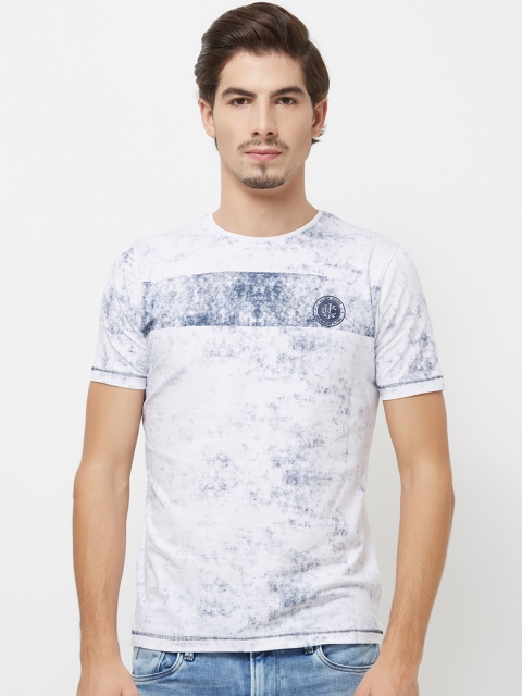 

Killer Men White Printed Round Neck T-shirt