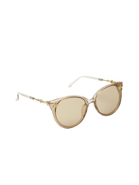 

Get Glamr Women UV Protected Cateye Sunglasses SG-LT-CH-202-32, Brown
