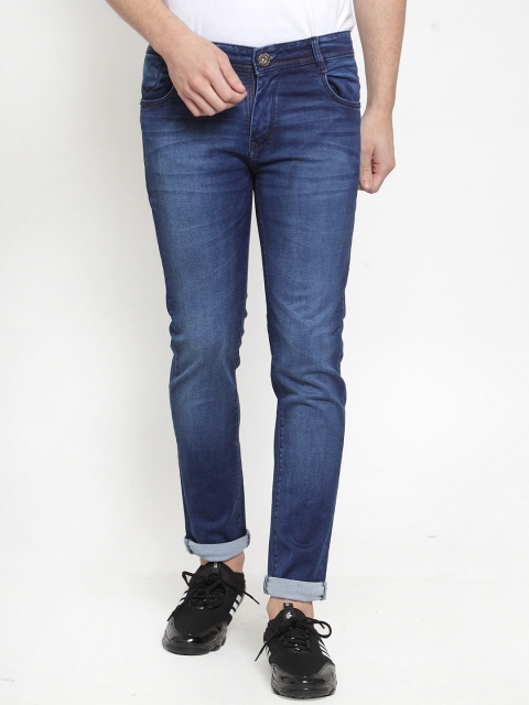 

Rodamo Men Blue Slim Fit Mid-Rise Clean Look Stretchable Jeans