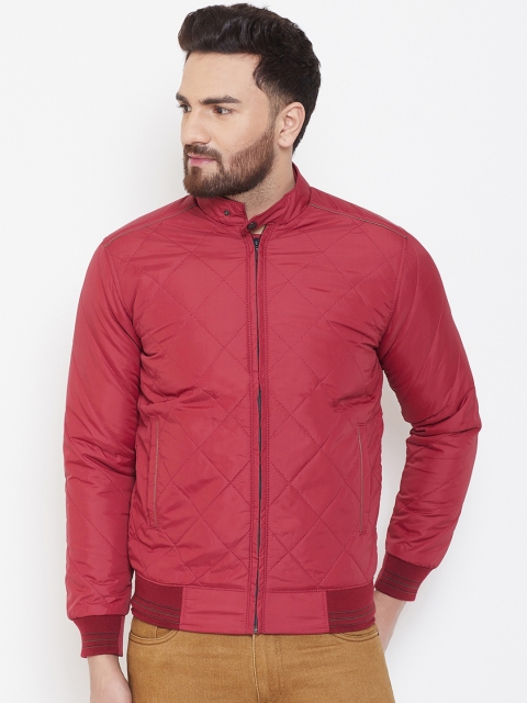 

Spirit Men Red Solid Padded Jacket