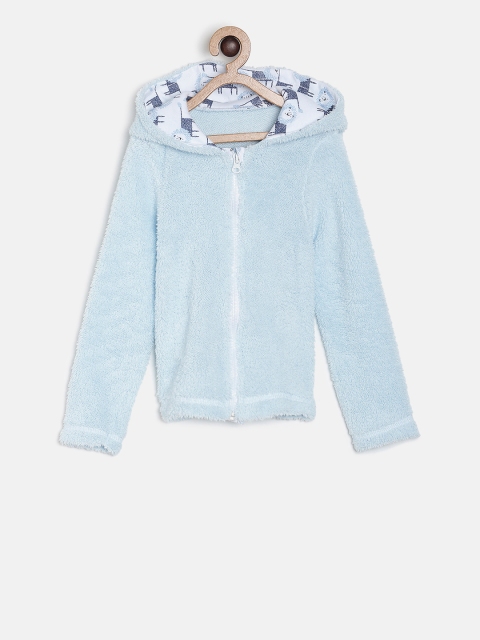 

MINI KLUB Boys Blue Solid Padded Jacket
