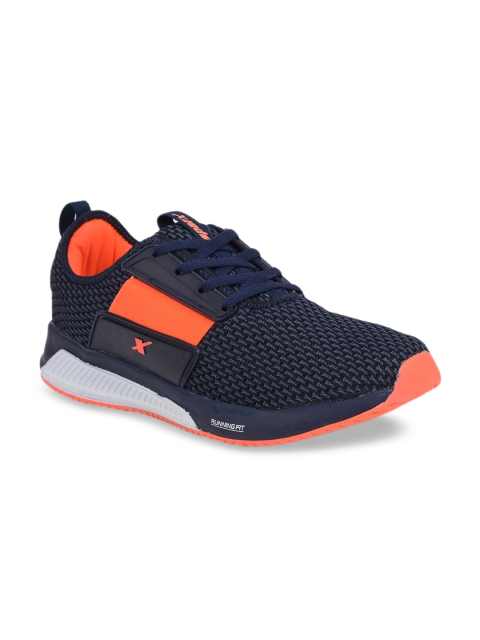 

Sparx Men Navy Blue & Orange SM-467 Mesh Running Shoes
