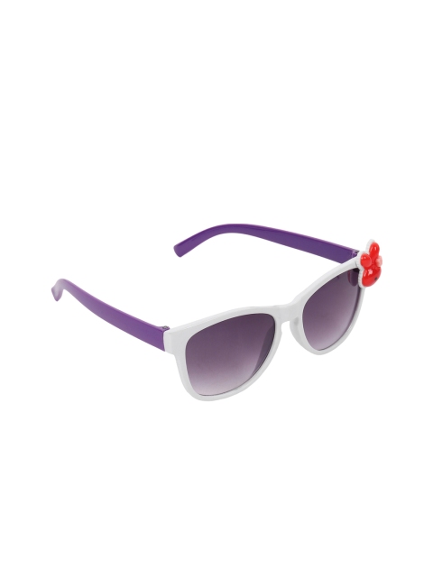 

FROGGY Unisex Wayfarer UV Protected Sunglasses FG-05-WH01, Purple
