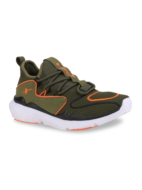 

Sparx Men Olive Green Mesh Running Shoes